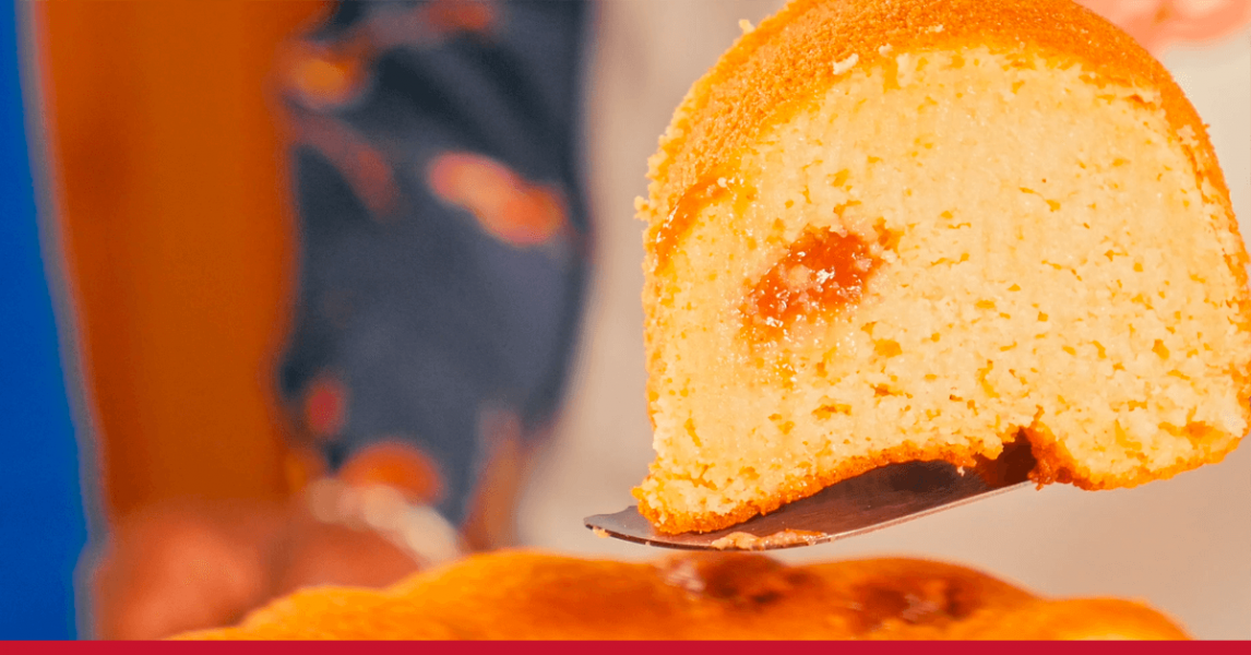 Bolo de fubá com arroz